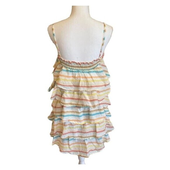Lovers + Friends Women's M Liv Tiered Dress in Spring Rainbow - Picture 2 of 5